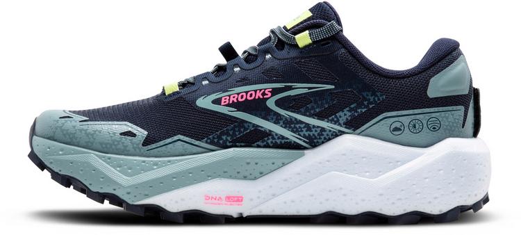 Brooks Brooks Caldera 7 Laufschuhe Damen - peacoat-citadel-sunny lime - 0 | SportScheck