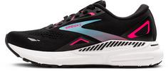 Rückansicht von Brooks Adrenaline GT 23 GTX Laufschuhe Damen black-knockout pink-aqua