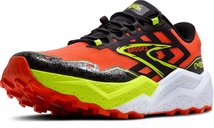 Brooks Brooks Caldera 7 Laufschuhe Herren - cherry tomato-phantom-lime - 4 | SportScheck