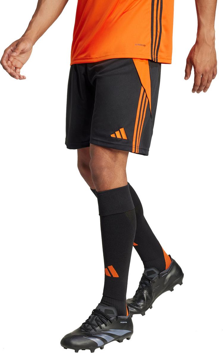 adidas adidas Tiro24 Fu&szlig;ballshorts Herren - black-team orange - 0 | SportScheck