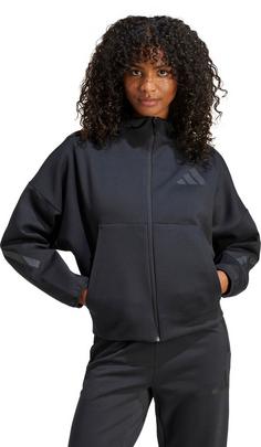 Rückansicht von adidas Z.N.E. Trainingsjacke Damen black