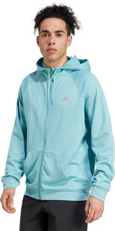 Rückansicht von adidas Trainingsjacke Herren mint ton