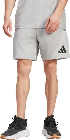 Rückansicht von adidas Z.N.E. Funktionsshorts Herren medium grey heather