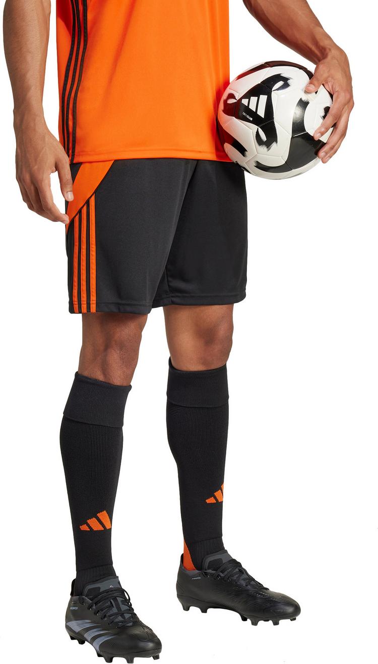 adidas adidas Tiro24 Fu&szlig;ballshorts Herren - black-team orange - 2 | SportScheck