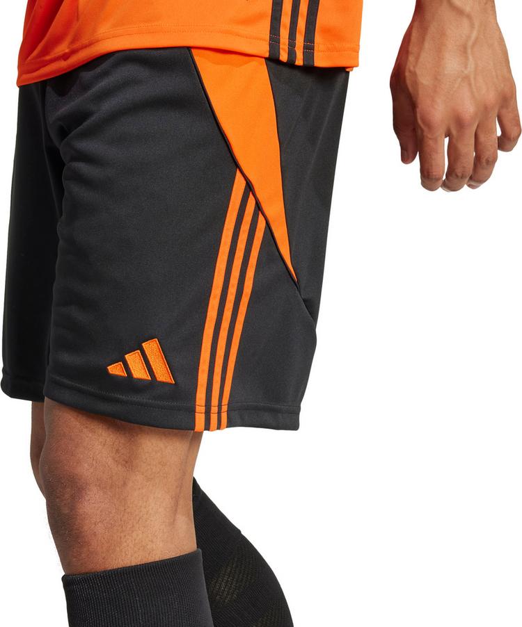 adidas adidas Tiro24 Fu&szlig;ballshorts Herren - black-team orange - 4 | SportScheck