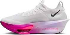 Rückansicht von Nike AIR ZOOM ALPHAFLY NEXT% 3 Laufschuhe Damen white-black-purple agate-vivid grape