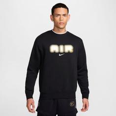 Rückansicht von Nike NSW Air Sweatshirt Herren black-metallic gold