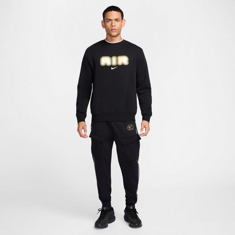 Nike Nike NSW Air Sweatshirt Herren - black-metallic gold - 3 | SportScheck