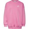 Nike Club Fleece Sweatshirt M&auml;dchen - magic flamingo-white