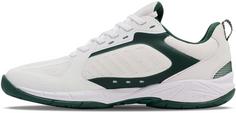 Rückansicht von hummel SPEED COURT Hallenschuhe Herren white-green