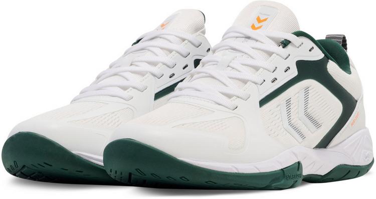 hummel hummel SPEED COURT Hallenschuhe Herren - white-green - 8 | SportScheck