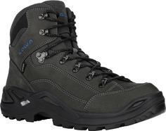 Lowa GTX RENEGADE MID GTX Wanderschuhe Herren anthrazit-stahlblau