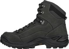 Rückansicht von Lowa GTX RENEGADE MID GTX Wanderschuhe Herren anthrazit-stahlblau