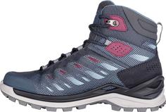 Rückansicht von Lowa GTX Ferrox Mid GTX Wanderschuhe Damen navy-eisblau