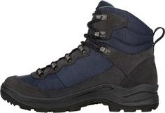 Rückansicht von Lowa GTX TAURUS PRO MID Wanderschuhe Damen navy