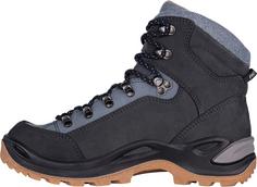 Rückansicht von Lowa GTX RENEGADE WARM MID GTX Winterschuhe Damen navy-eisblau