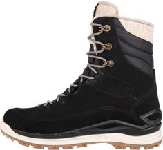 Rückansicht von Lowa GTX CALCETA EVO Stiefel Damen schwarz-champagner