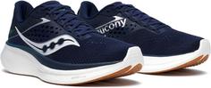 Rückansicht von Saucony RIDE 17 Laufschuhe Herren navy-gum