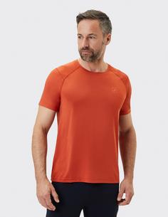 Rückansicht von JOY sportswear JULES Funktionsshirt Herren rooibos mel