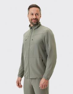 Rückansicht von JOY sportswear SANDRO Trainingsjacke Herren smoky green