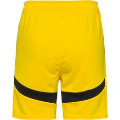 Rückansicht von PUMA Borussia Dortmund 24-25 Auswärts Fußballshorts Kinder faster yellow-puma black