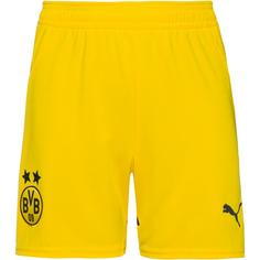 PUMA Borussia Dortmund 24-25 Auswärts Fußballshorts Kinder faster yellow-puma black