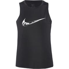 Nike SWOOSH Funktionstank Damen black-white
