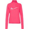 Nike SWOOSH Funktionsshirt Damen - aster pink-glacier blue