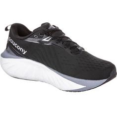 Rückansicht von Saucony TRIUMPH 22 Laufschuhe Herren black-white