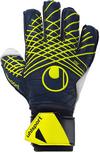 Uhlsport Prediction Soft Flex Frame Torwarthandschuhe - marine-wei&szlig;-fluo gelb