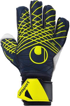 Uhlsport Prediction Soft Flex Frame Torwarthandschuhe marine-weiß-fluo gelb