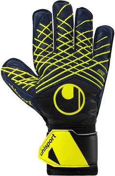 Uhlsport Prediction Soft Pro Torwarthandschuhe marine-weiß-fluo gelb