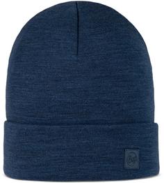 BUFF Merino Heavyweight Beanie solid night blue