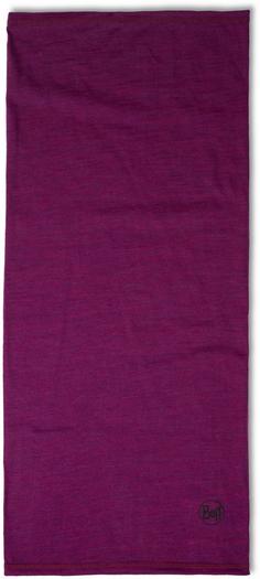 Rückansicht von BUFF Merino Lightweight Multifunktionstuch solid magenta
