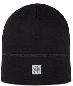 BUFF Merino Lightweight Beanie solid black