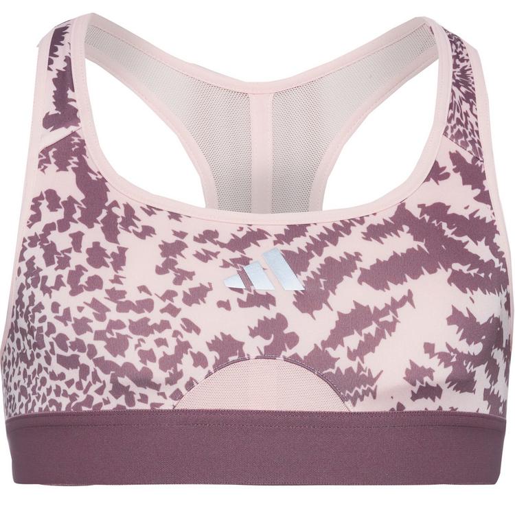 adidas adidas POWER BH M&auml;dchen - sandy pink-shadow fig-reflective silver - 0 | SportScheck