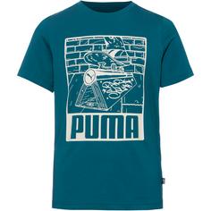 PUMA ESSENTIALS+ MID 90s T-Shirt Kinder cold green