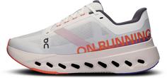 Rückansicht von On Cloudsurfer Next Laufschuhe Damen white-flame