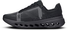 Rückansicht von On Cloudsurfer Next Wide Laufschuhe Herren black-eclipse