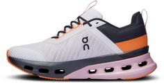 Rückansicht von On Cloudnova X Fitnessschuhe Damen frost-orange