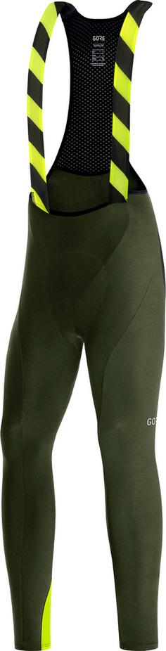 GOREWEAR C3 Thermo Bibtights Herren utility green-neon yellow