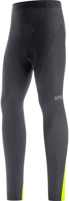 GOREWEAR C3+ Fahrradtights Herren black-neon yellow