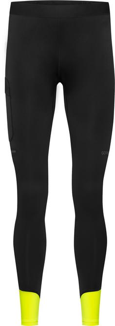 GOREWEAR Concurve Thermo Lauftights Herren black-neon yellow