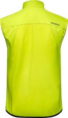 Rückansicht von GOREWEAR Everyday Softshell Weste Herren neon yellow