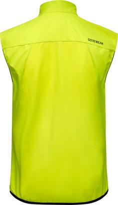 Rückansicht von GOREWEAR Everyday Softshell Weste Herren neon yellow