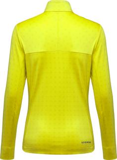 Rückansicht von GOREWEAR Everyday Thermo Funktionsshirt Damen neon yellow