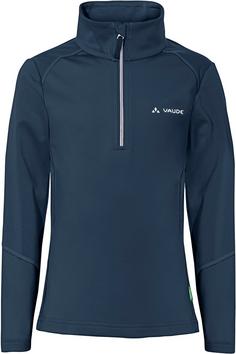 VAUDE Livigno Halfzip Fleecepullover Kinder dark sea-white