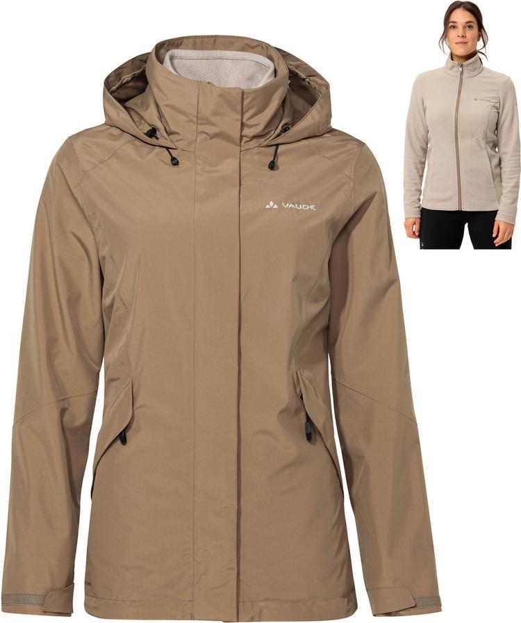 VAUDE VAUDE Rosemoor 3in1 II Doppeljacke Damen - oat - 0 | SportScheck