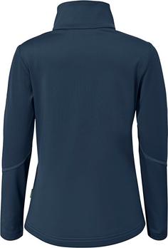 Rückansicht von VAUDE Livigno Halfzip Fleecepullover Kinder dark sea-white