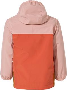 Rückansicht von VAUDE Escape 3in1 Doppeljacke Kinder silt brown-rose